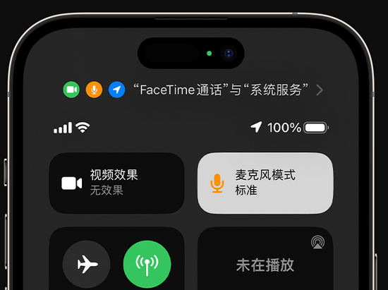 平安苹果授权维修网点分享iPhone在通话时让你的声音更清晰 