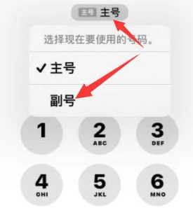 平安苹果14维修店分享iPhone 14 Pro Max使用副卡打电话的方法 