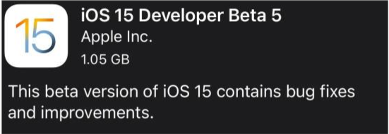 平安苹果手机维修分享如何升级到iOS15.0 beta5 