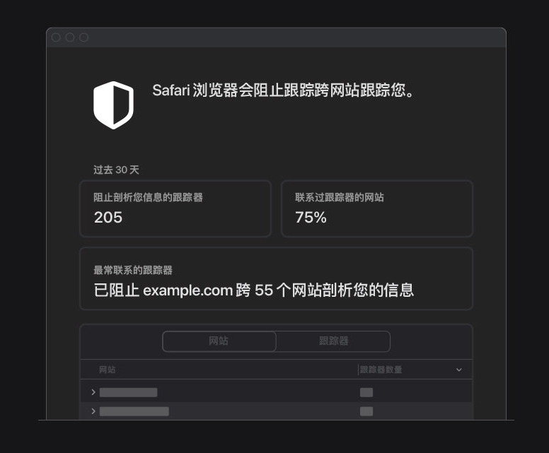 平安苹果手机维修分享如何在 Safari 浏览器中查看和打开隐私报告 